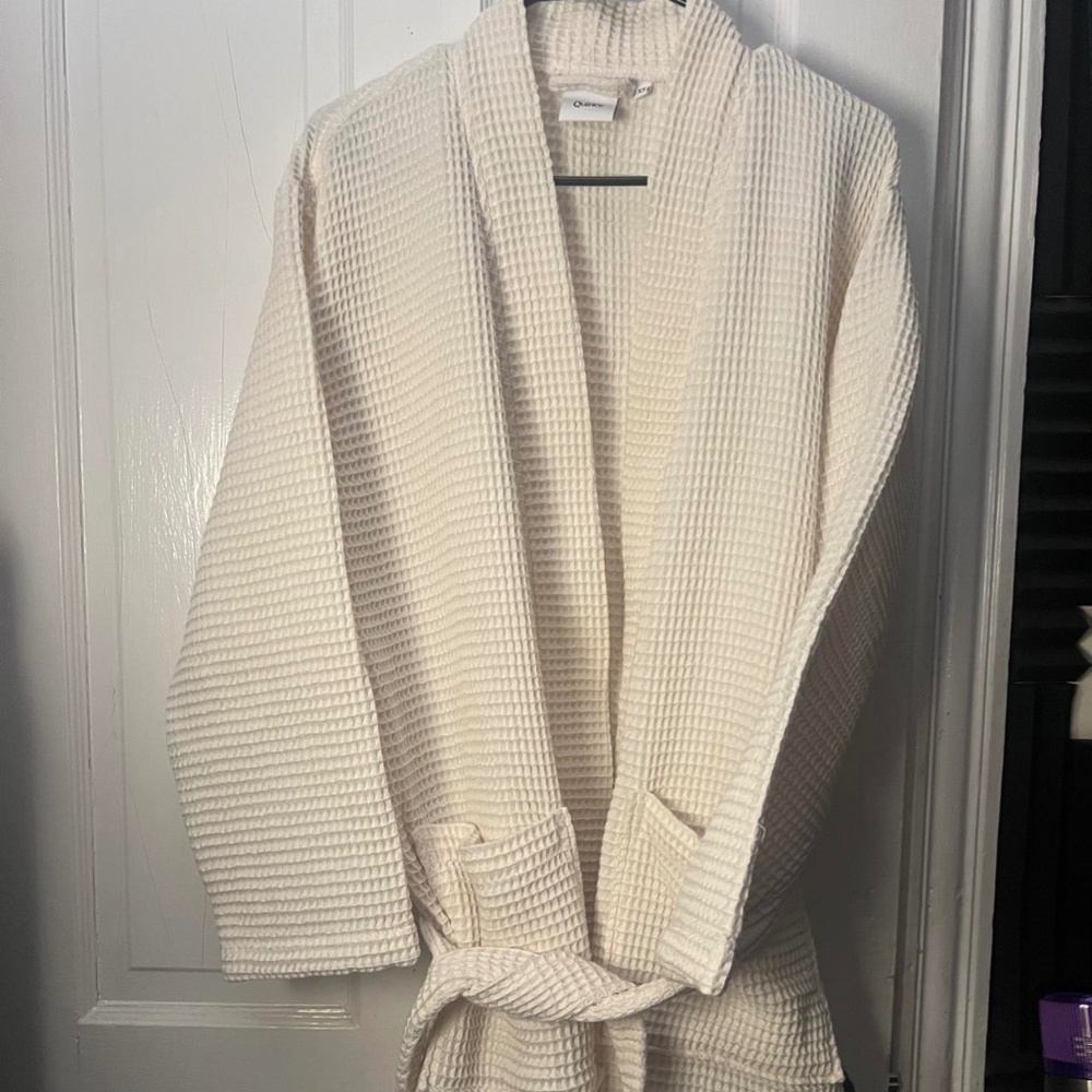 Quince Organic Turkish Waffle Robe